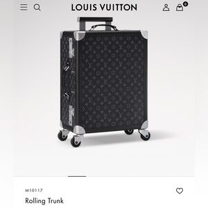 Louis Vuitton Monogram Black Trunk